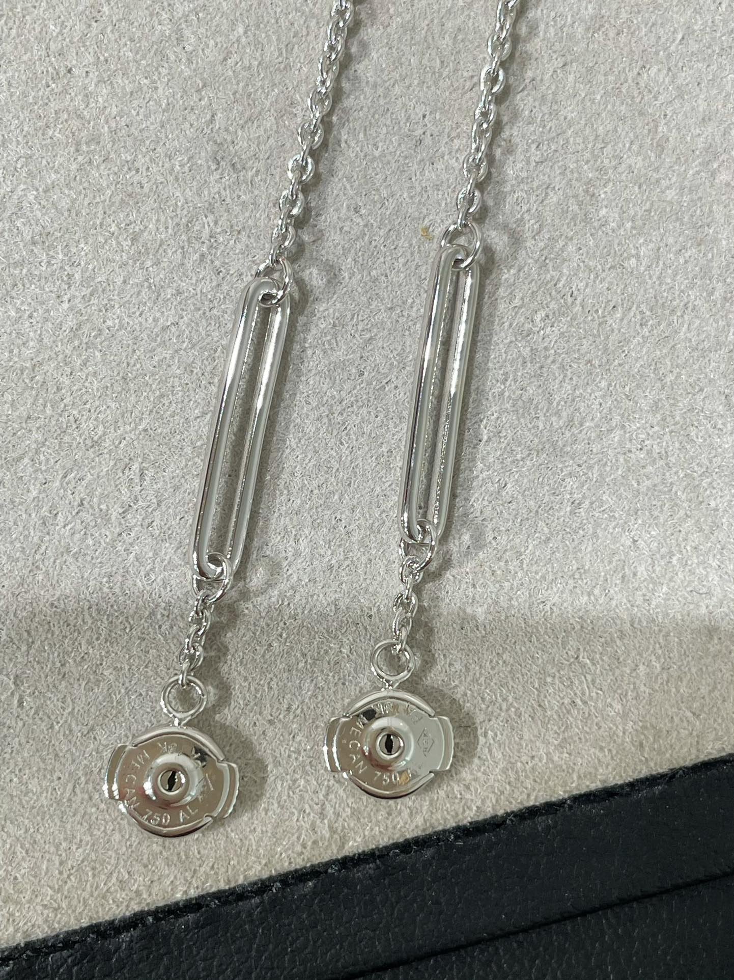 [Aurelle Style]CHAINE CHAOS DIAMOND DROP EARRINGS