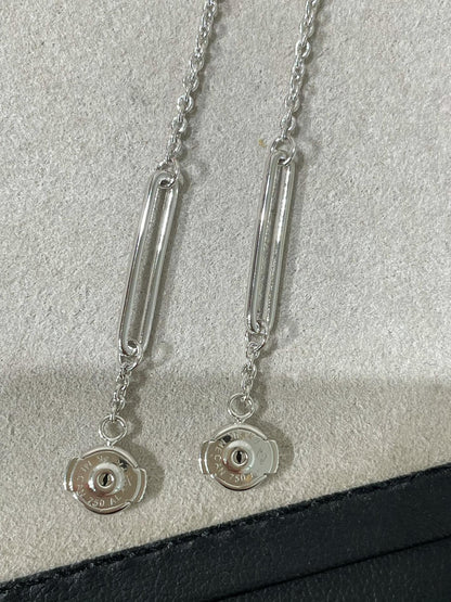 [Aurelle Style]CHAINE CHAOS DIAMOND DROP EARRINGS