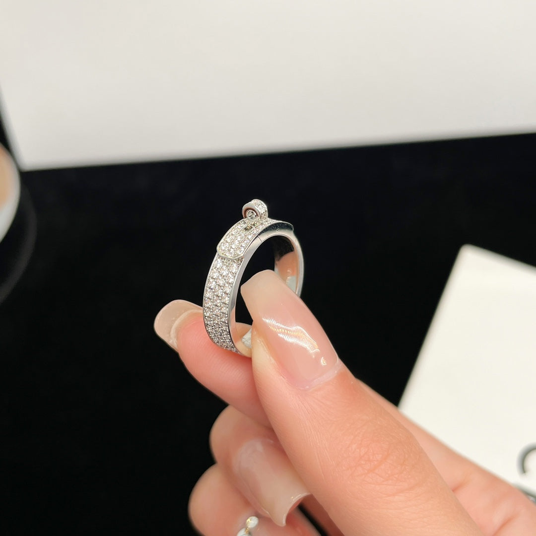 [Aurelle Style]KELLY SILVER DIAMOND RING