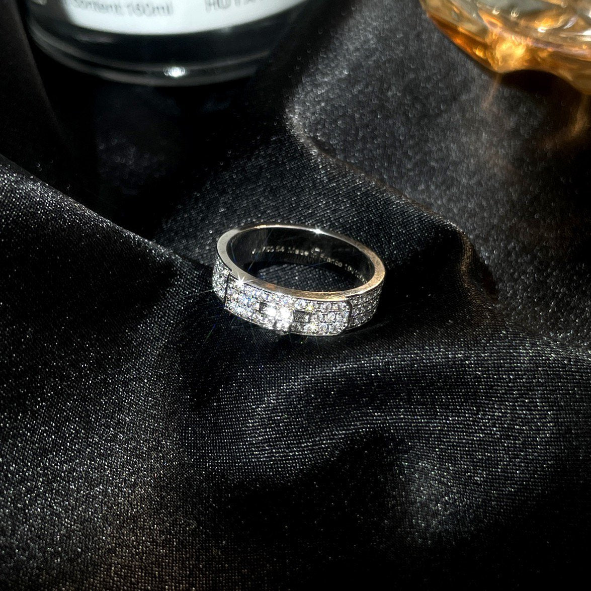 [Aurelle Style]KELLY SILVER DIAMOND RING