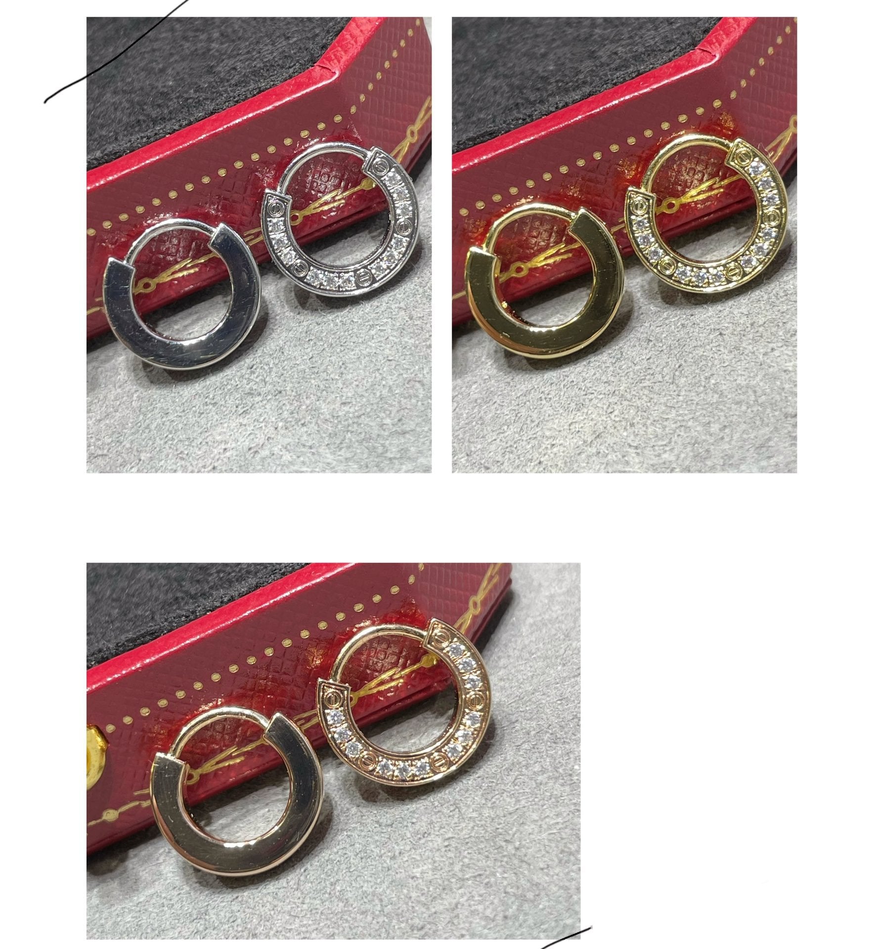 [Aurelle Style]LOVE DIAMOND EARRINGS