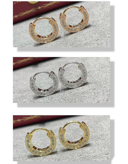 [Aurelle Style]LOVE DIAMOND EARRINGS