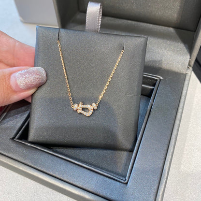 [Aurelle Style]FORCE 10 DIAMOND PINK GOLD NECKLACE MINI MODEL