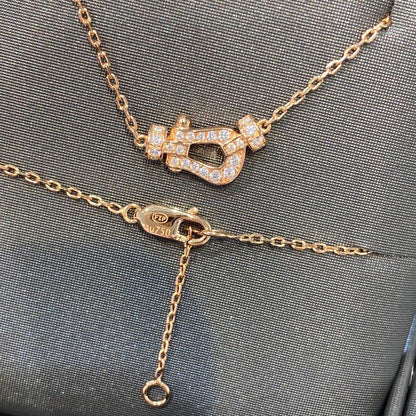 [Aurelle Style]FORCE 10 DIAMOND PINK GOLD NECKLACE MINI MODEL