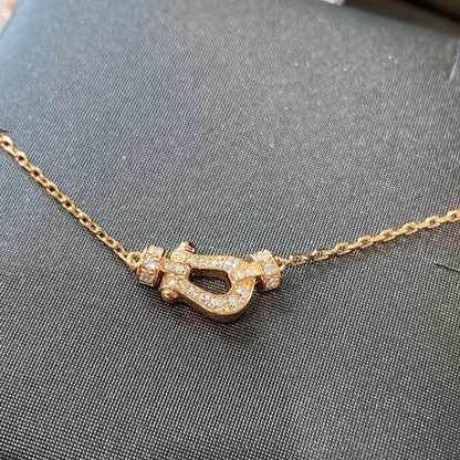 [Aurelle Style]FORCE 10 DIAMOND PINK GOLD NECKLACE MINI MODEL