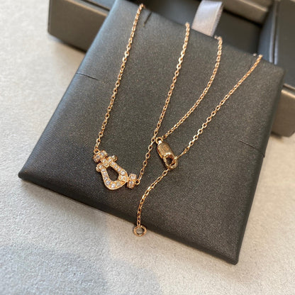 [Aurelle Style]FORCE 10 DIAMOND PINK GOLD NECKLACE MINI MODEL