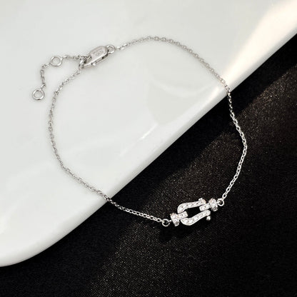 [Aurelle Style]FORCE 10 FULL DIAMOND BUCKLE CHAIN LINK MINI MODEL