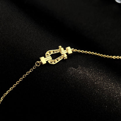 [Aurelle Style]FORCE 10 FULL DIAMOND BUCKLE CHAIN LINK MINI MODEL