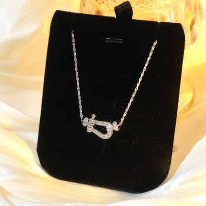 [Aurelle Style]FORCE 10 DIAMOND SILVER NECKLACE MINI MODEL