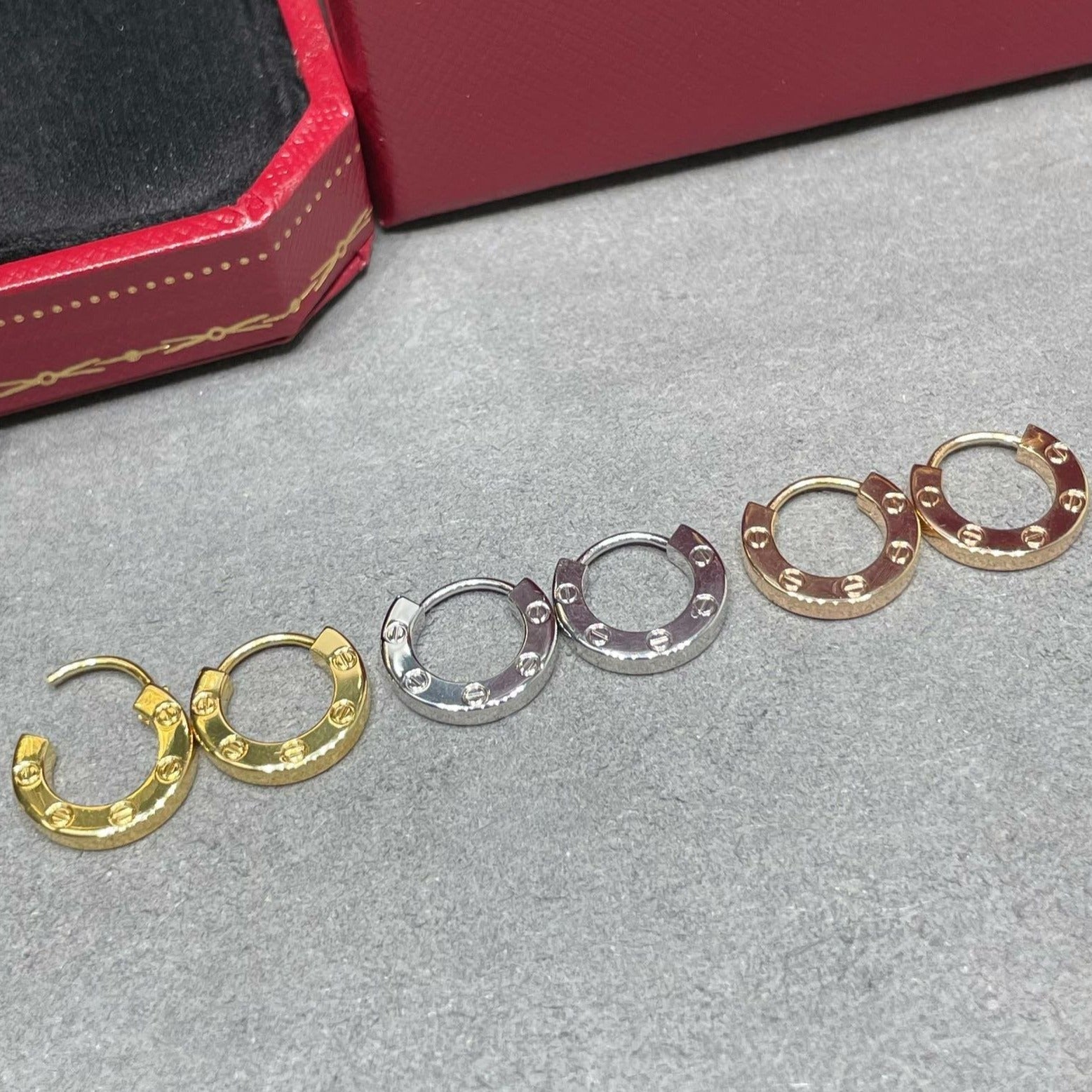 [Aurelle Style]LOVE MINI EARRINGS