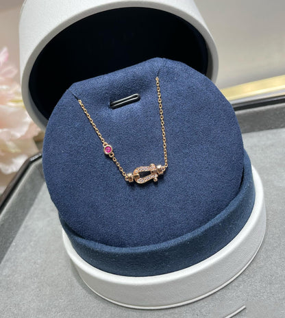 [Aurelle Style]FORCE 10 DIAMOND CHAIN LINK PINK GOLD BRACELET