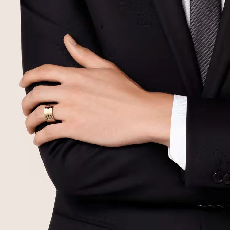 [Aurelle Style]LOVE 11MM LARGE RING