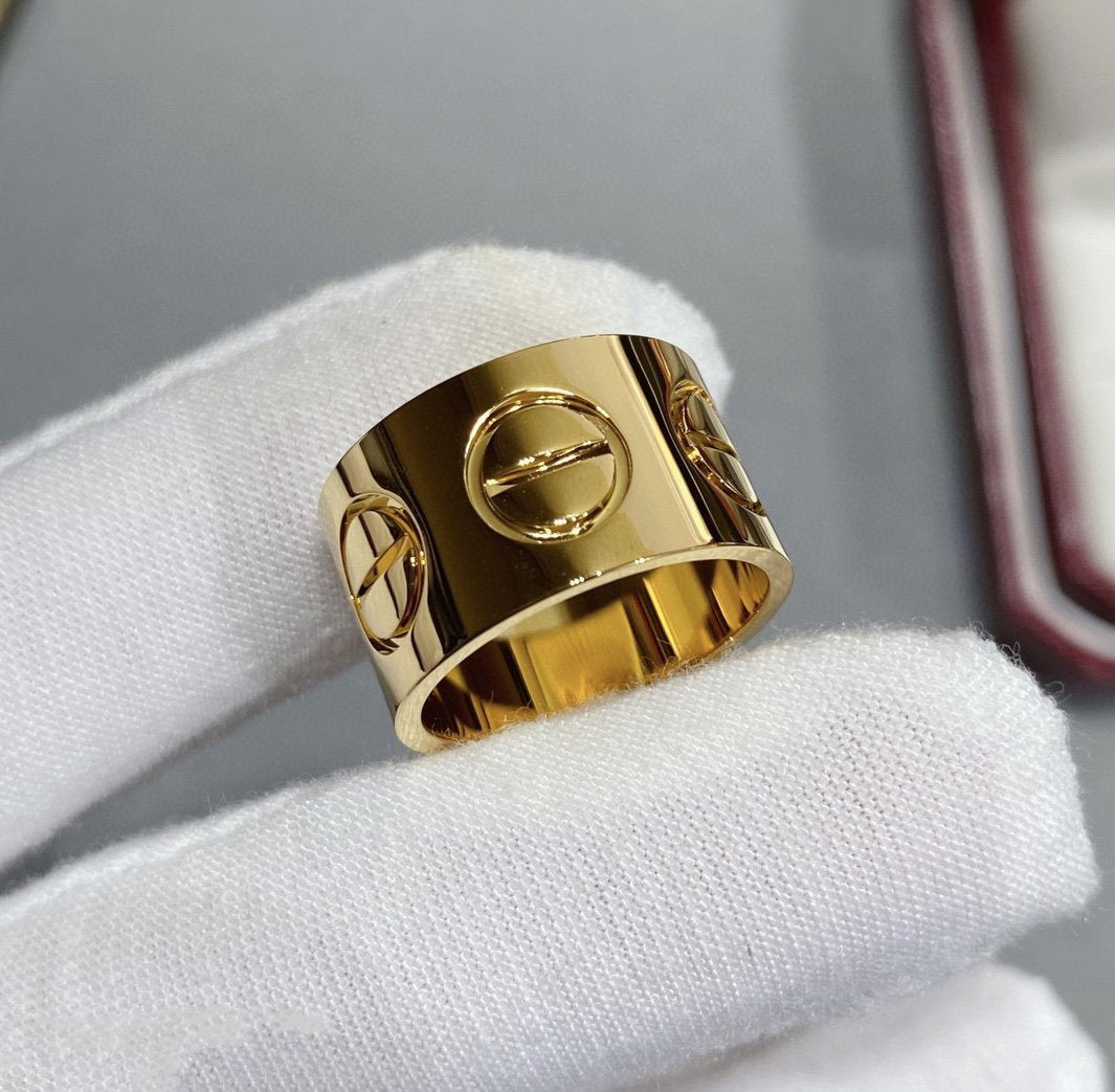 [Aurelle Style]LOVE 11MM LARGE RING