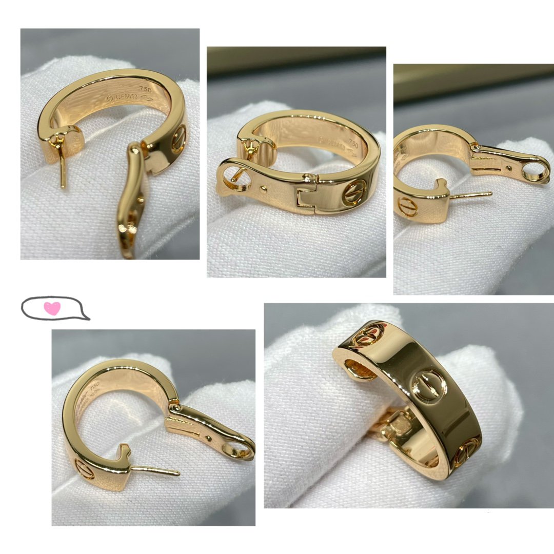 [Aurelle Style]LOVE 5.5MM EARRINGS