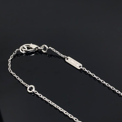 [Aurelle Style]CLOVER PIETERSITE SILVER LONG NECKLACE