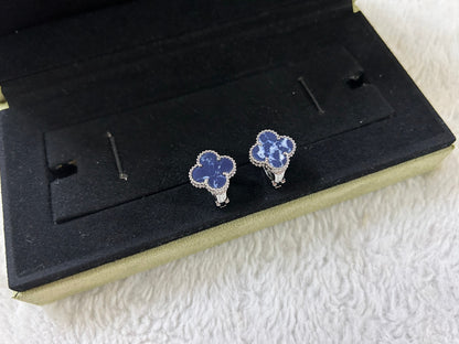 [Aurelle Style]CLOVER PIETERSITE MEDIUM STUD EARRINGS