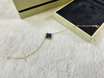[Aurelle Style]CLOVER 1 MOTIF PIETERSITE BRACELET