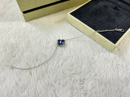 [Aurelle Style]CLOVER 1 MOTIF PIETERSITE BRACELET