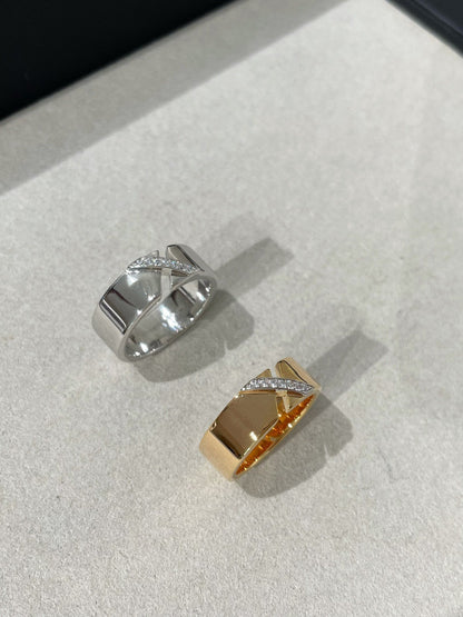 [Aurelle Style]LIENS EVIDENCE DIAOMOND RING