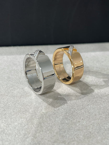 [Aurelle Style]LIENS EVIDENCE DIAOMOND RING
