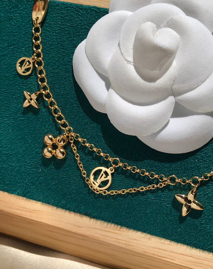 [Aurelle Style]BLOOMING PINK GOLD MOP BRACELET