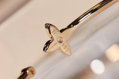 [Aurelle Style]IDYLLE GOLD OPEN BRACELET DIAMOND PAVED