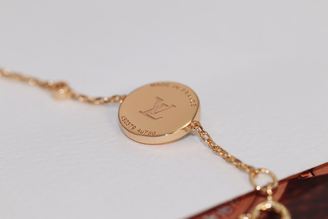 [Aurelle Style]STAR AND SUN 4 MOTIF PINK GOLD MALACHITE BRACELET