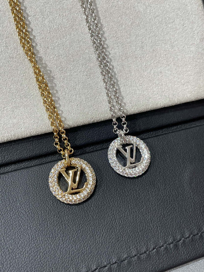 [Aurelle Style]BY NIGHT DIAMOND PAVED NECKLACE