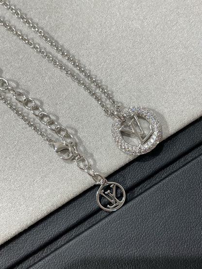 [Aurelle Style]BY NIGHT DIAMOND PAVED NECKLACE