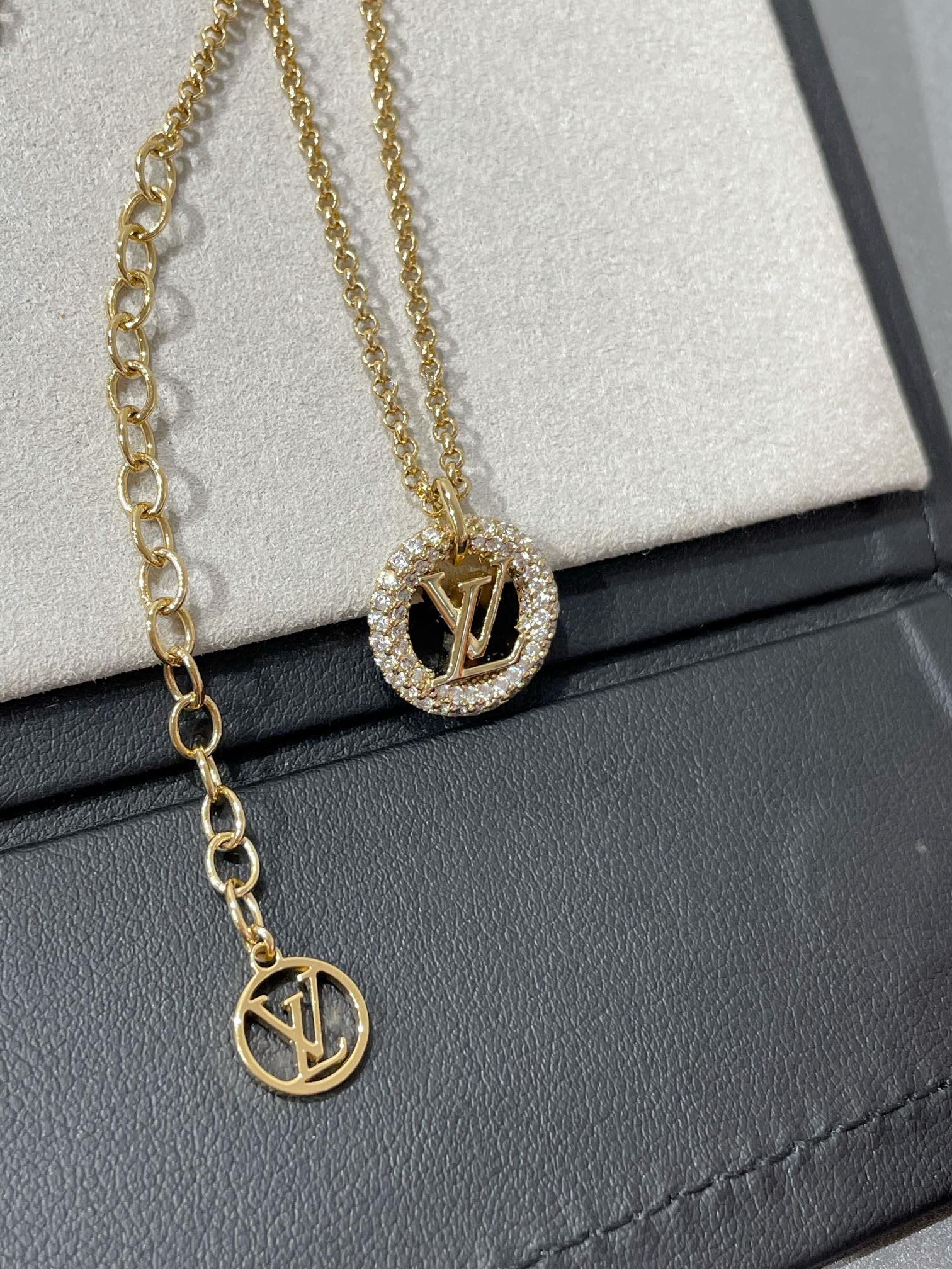 [Aurelle Style]BY NIGHT DIAMOND PAVED NECKLACE