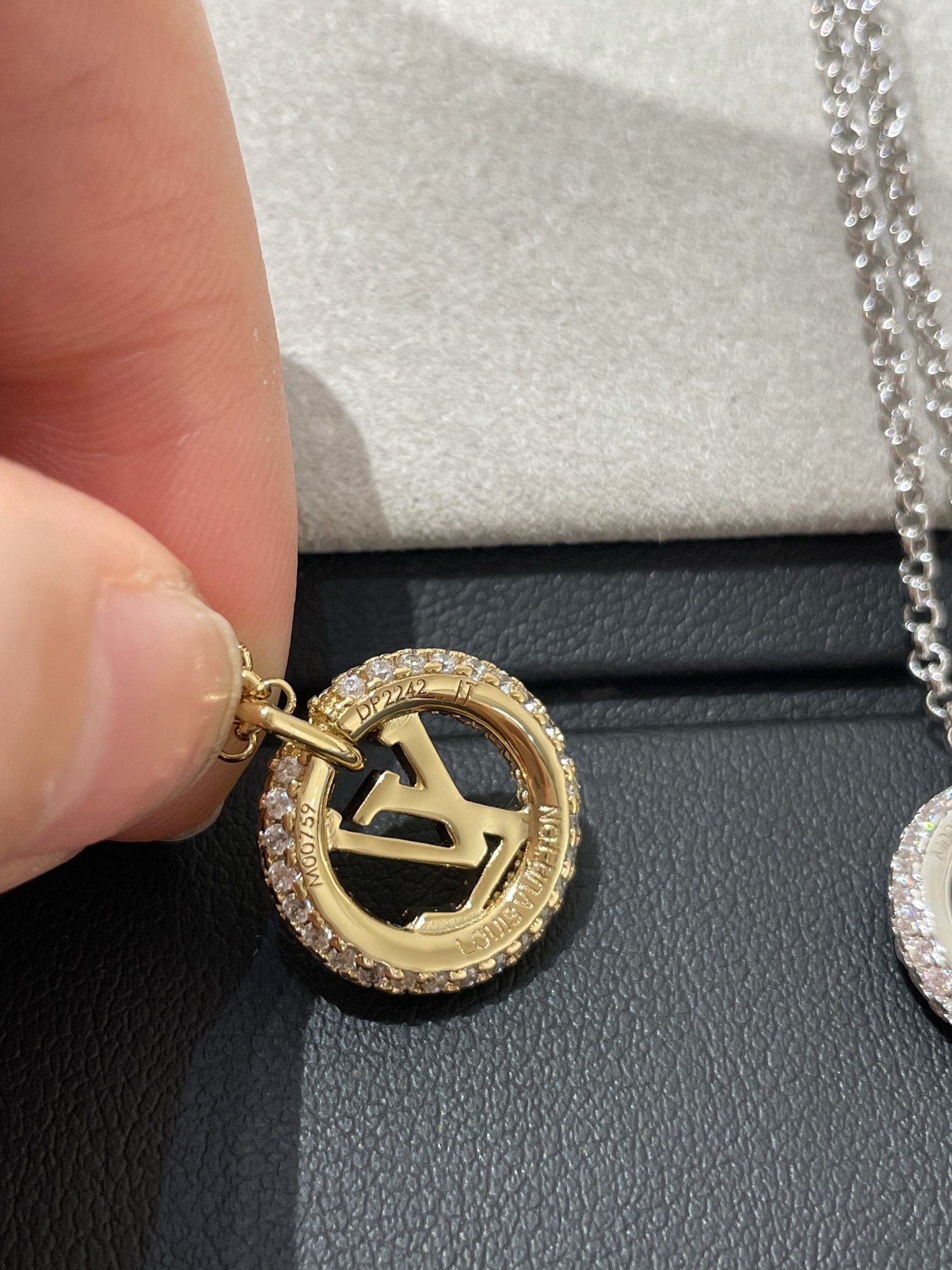 [Aurelle Style]BY NIGHT DIAMOND PAVED NECKLACE