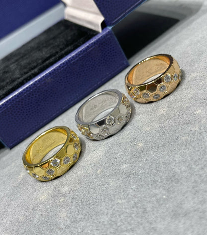 [Aurelle Style]BEE LOVE DIAMOND LARGE RING