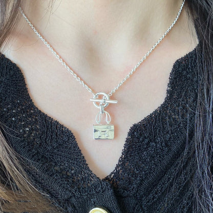 [Aurelle Style]CONSTANCE PEDANT SILVER NECKLACE