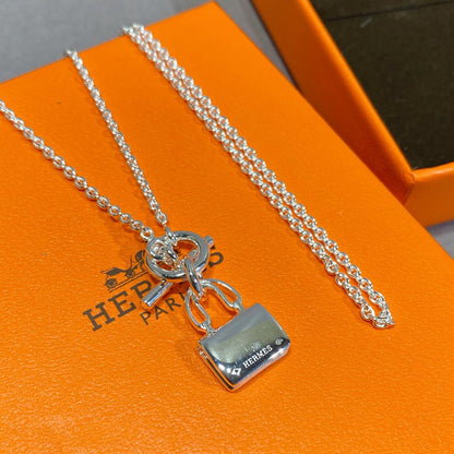 [Aurelle Style]CONSTANCE PEDANT SILVER NECKLACE