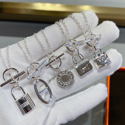 [Aurelle Style]CONSTANCE PEDANT SILVER NECKLACE