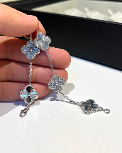 [Aurelle Style] CLOVER 5 MOTIF LASER BRACELET COLLECTION