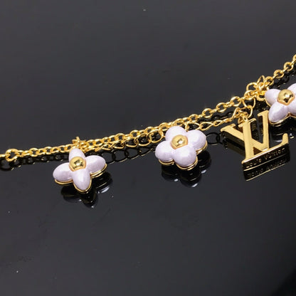 [Aurelle Style]LOGO 6 MOTIF STAR AND SUN GOLD BRACELET