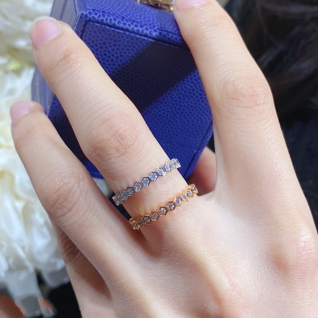 [Aurelle Style]BEE LOVE DIAMOND PAVED SMALL RING