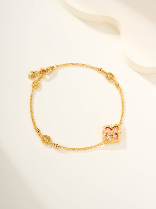 [TOP]B.C.L ENAMELED One-Flower Bracelet（Various Colors)