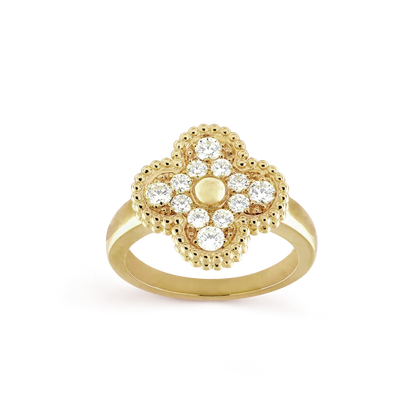[Aurelle Style]CLOVER DIAMOND RING