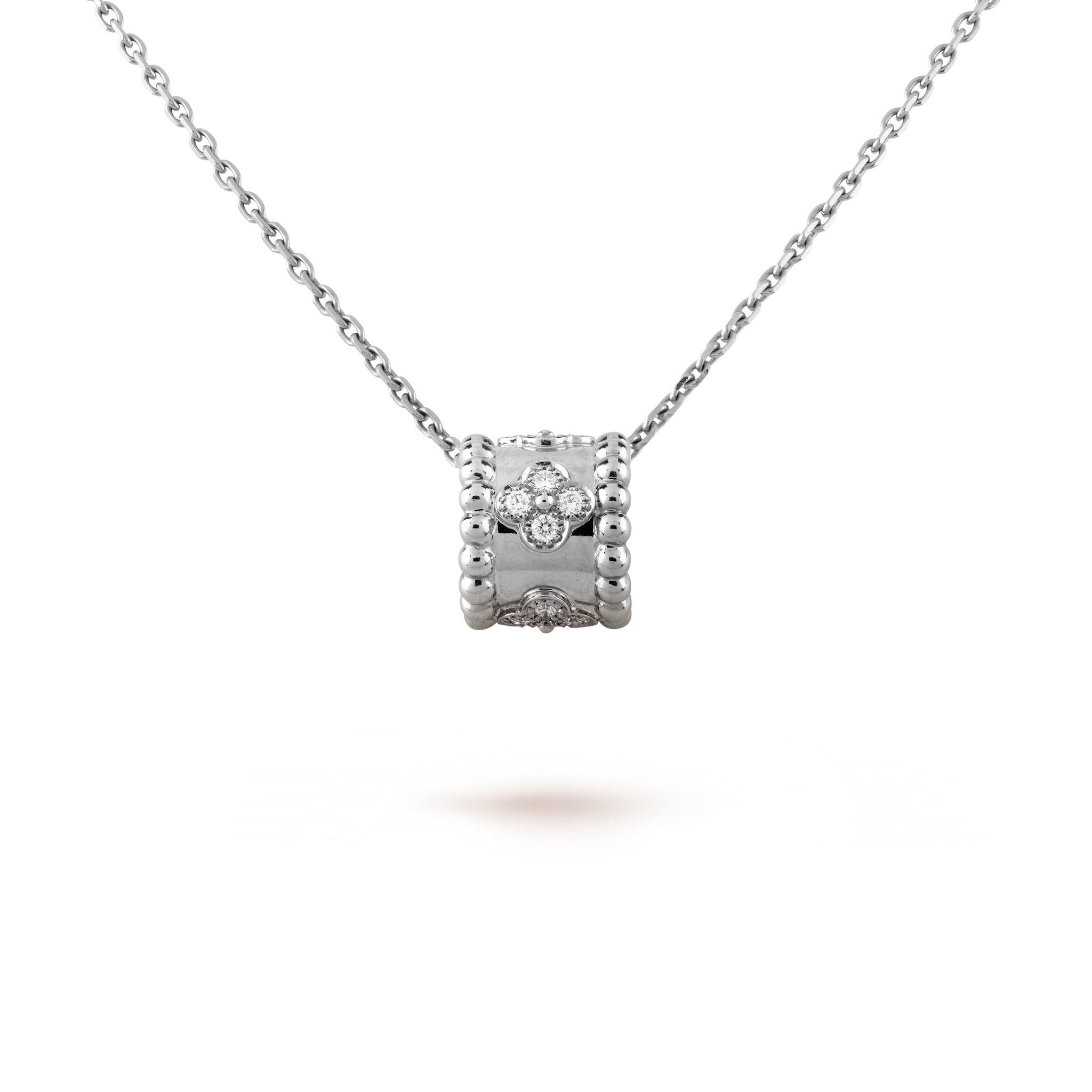 [Aurelle Style]PERLEE PEDANT SIVLER DIAMOND NECKLACE