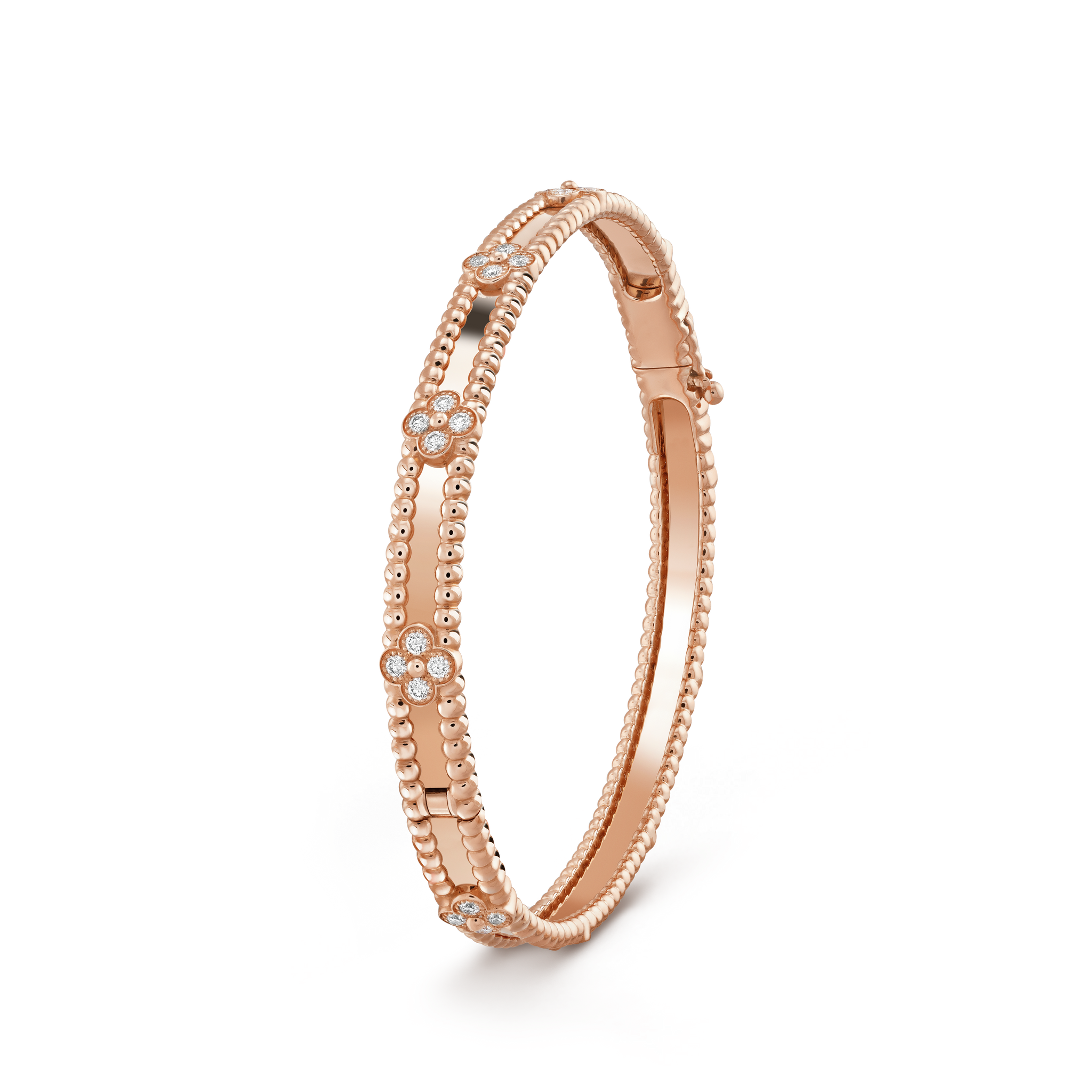 [Aurelle Style]CLOVER BRACELET 4MM DIAMONDS