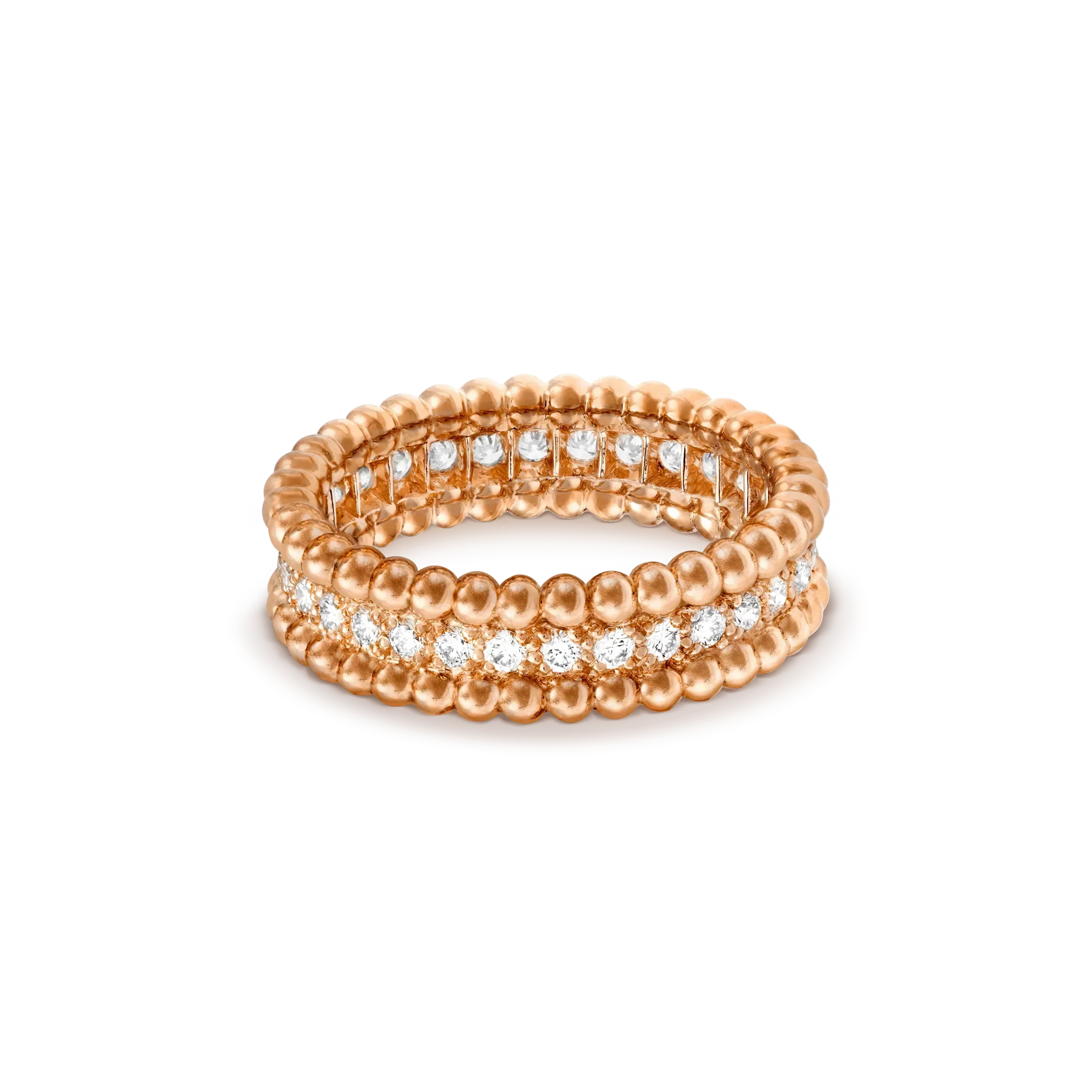 [Aurelle Style]PERLEE DIAMOND ROSE GOLD RING