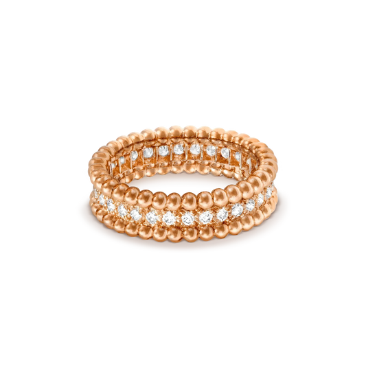 [Aurelle Style]PERLEE DIAMOND ROSE GOLD RING