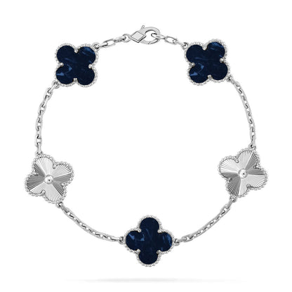 [Aurelle Style]CLOVER 5 MOTIF PIETERSITE BRACELET COLLECTION