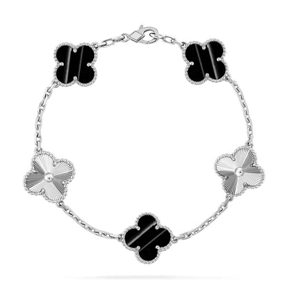 [Aurelle Style] CLOVER 5 MOTIF PULSAR STONE BRACELET COLLECTION