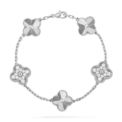 [Aurelle Style] CLOVER 5 MOTIF LASER BRACELET COLLECTION