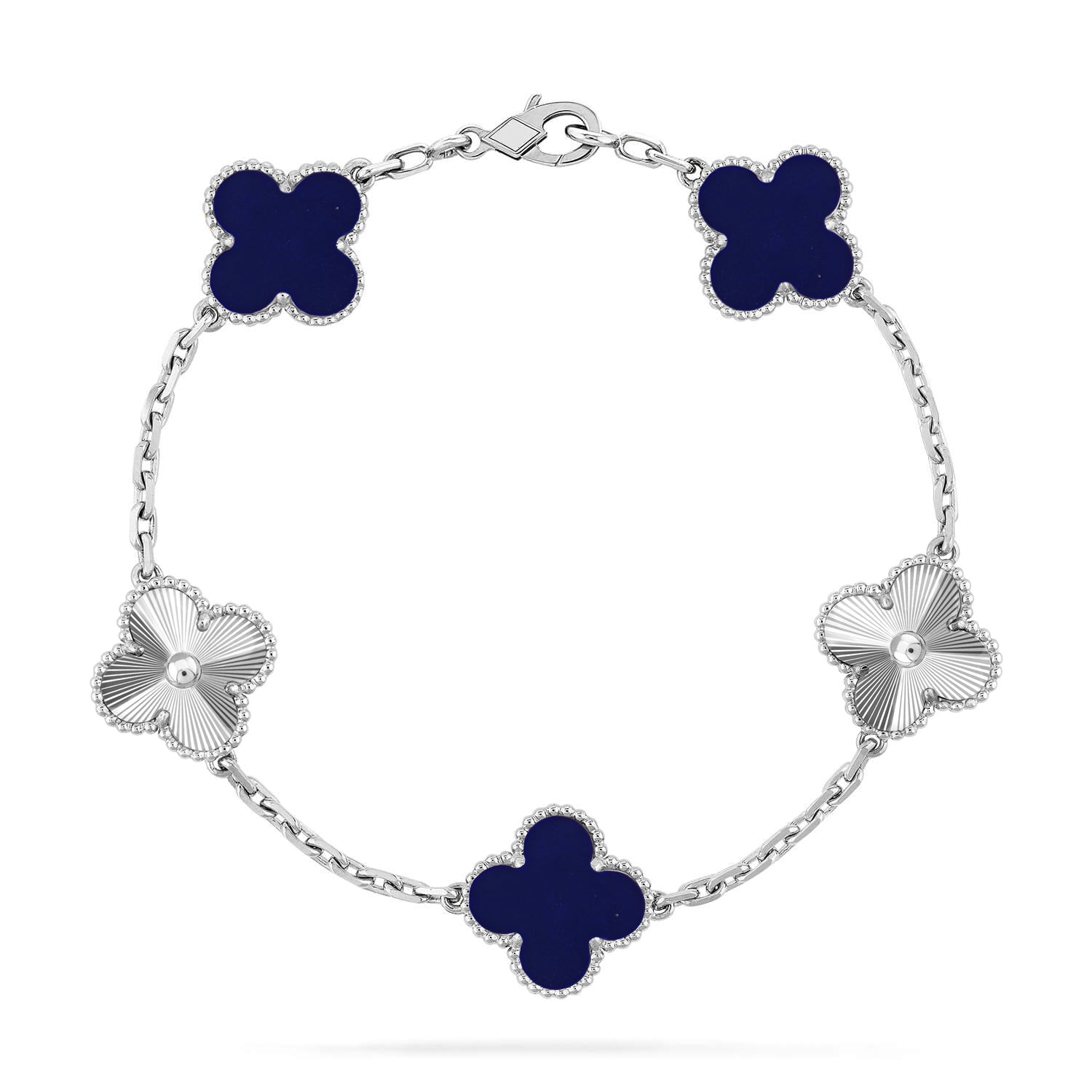 [Aurelle Style]CLOVER 5 MOTIF LAPIS LAZULI BRACELET COLLECTION