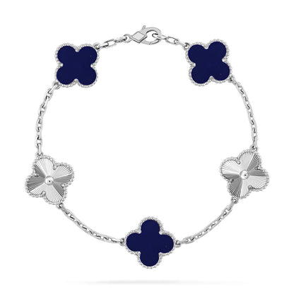 [Aurelle Style]CLOVER 5 MOTIF LAPIS LAZULI BRACELET COLLECTION