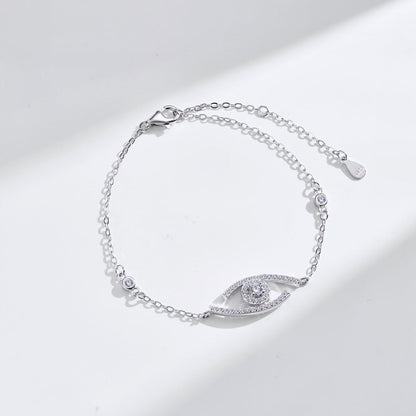 [Aurelle Style]Lucky Eye Pave-Set Diamond Bracelet